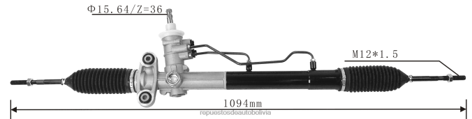 autopartes mayoreo - cremallera de dirección asistida 96879493 96438534 96663816 NVDHZ2682 CHEVROLET