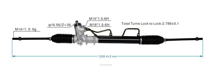 auto parts wholesale - cremallera de dirección asistida 57700-29100 NVDHZ2731 HYUNDAI/KIA