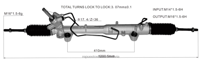 mayorista de repuestos de motos - cremallera de dirección asistida td11-32-110h td11-32-110j td11-32-110k 262057 NVDHZ2634 MAZDA