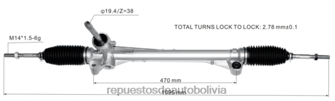 mayorista de repuestos automotrices - cremallera de dirección asistida 23863012 NVDHZ2833 ROEWE