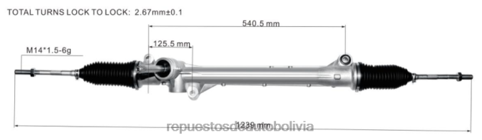 mayorista de repuestos de motos - cremallera de dirección asistida 10671656 NVDHZ2834 ROEWE