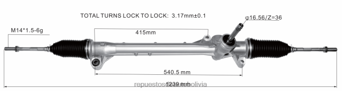 venta de autopartes mayoreo - cremallera de dirección asistida 10180850 NVDHZ2830 ROEWE