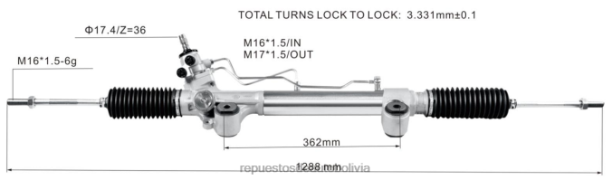 auto parts wholesale - Cremallera de dirección asistida 44250-0k710 44250-0k660 44250-0k820 NVDHZ2471 TOYOTA