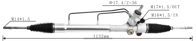 auto parts wholesale - cremallera de dirección asistida 44250-bz050 NVDHZ2451 TOYOTA