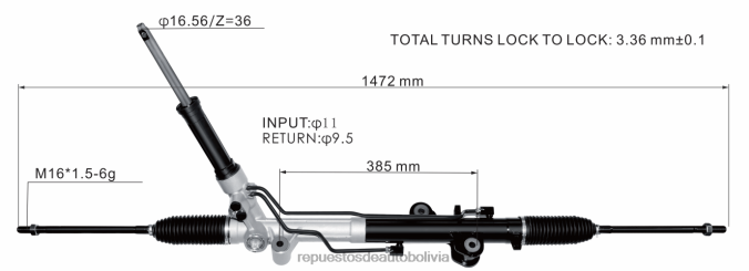 auto parts wholesale - cremallera de dirección asistida ck413200ae/aj NVDHZ2671 FORD
